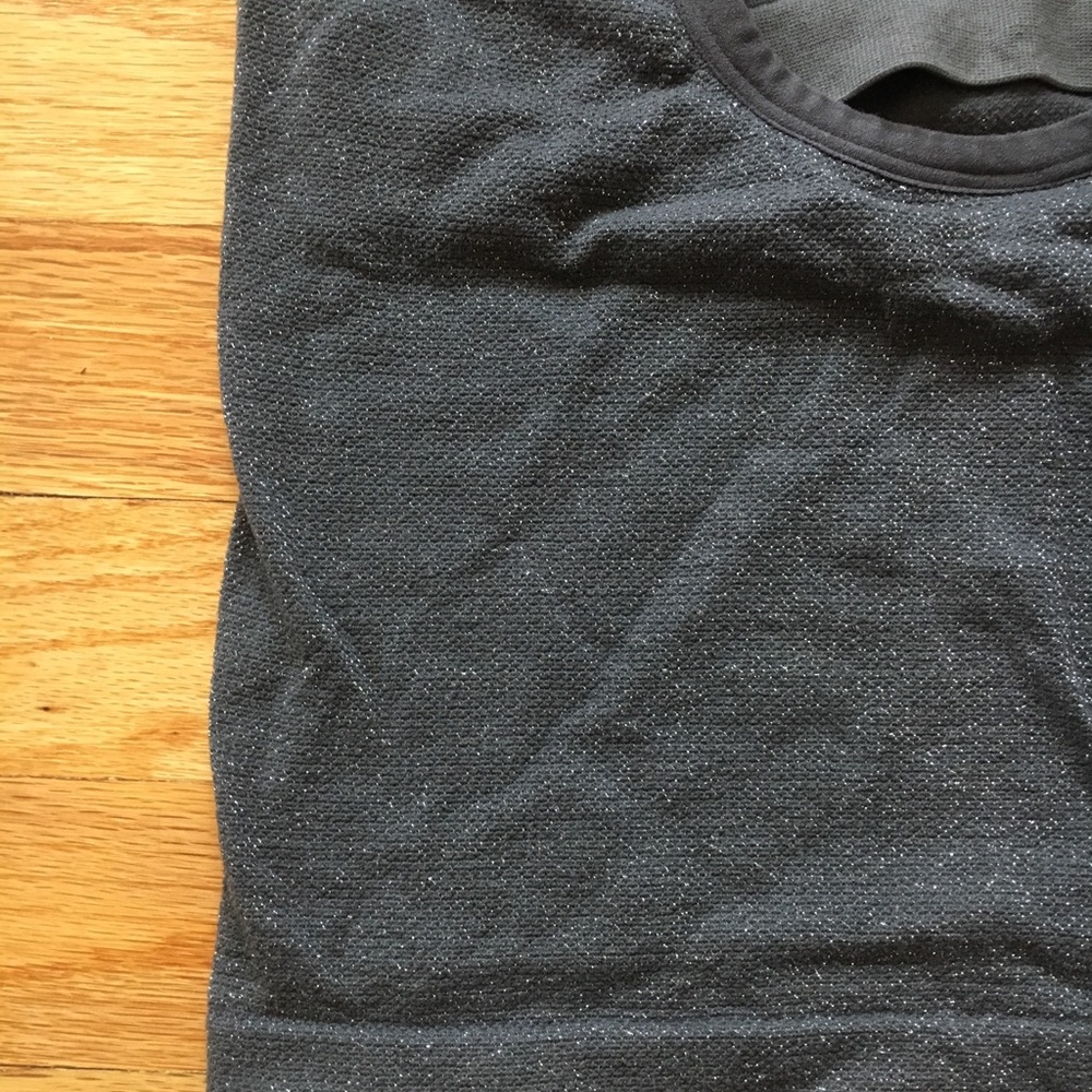joy lab sparkle gray racerback tank S - Picture 4 of 4